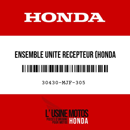 image de 30430-MJF-305 ENSEMBLE UNITE RECEPTEUR (HONDA LOCK)
