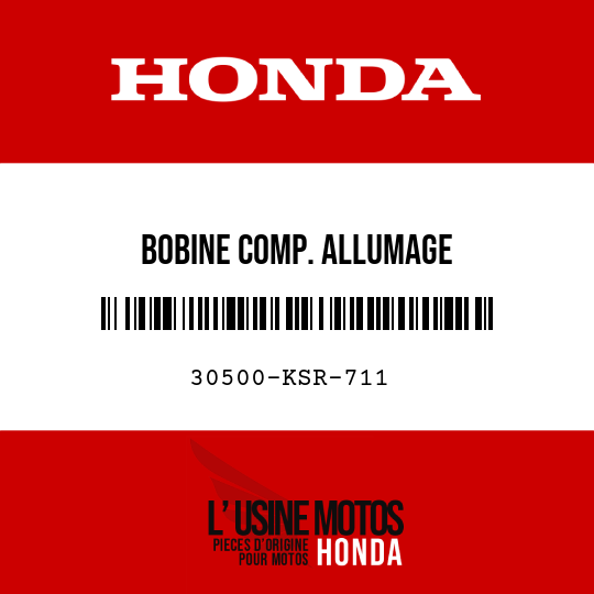 image de 30500-KSR-711 BOBINE COMP. ALLUMAGE