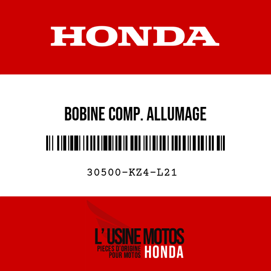 image de 30500-KZ4-L21 BOBINE COMP. ALLUMAGE