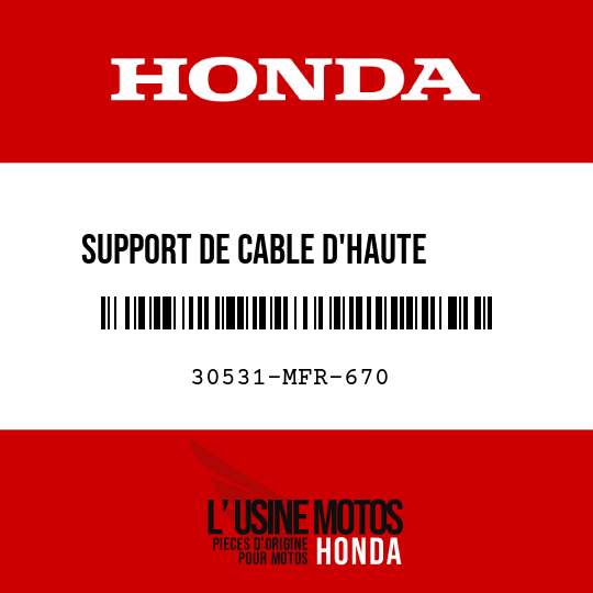 image de 30531-MFR-670 SUPPORT DE CABLE D'HAUTE      TENSION