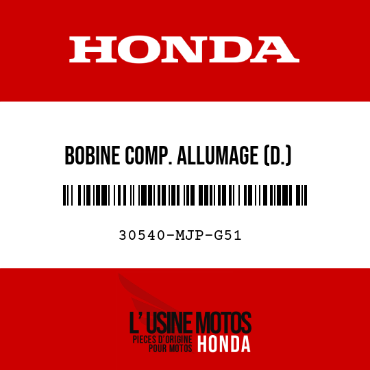 image de 30540-MJP-G51 BOBINE COMP. ALLUMAGE (D.)