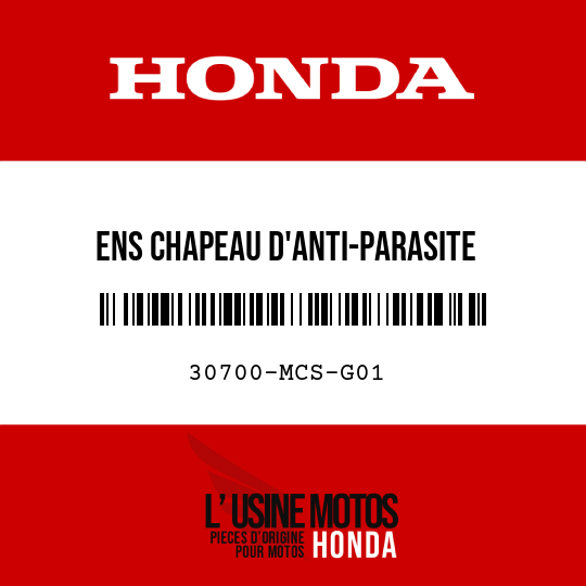 image de 30700-MCS-G01 ENS CHAPEAU D'ANTI-PARASITE