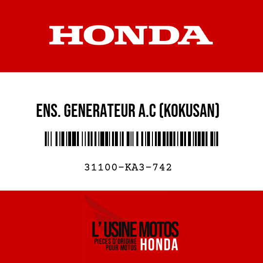 image de 31100-KA3-742 ENS. GENERATEUR A.C (KOKUSAN)