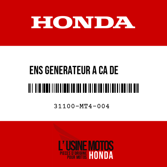 image de 31100-MT4-004 ENS GENERATEUR A CA DE     TYPEVOLANT