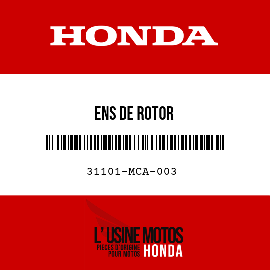 image de 31101-MCA-003 ENS DE ROTOR