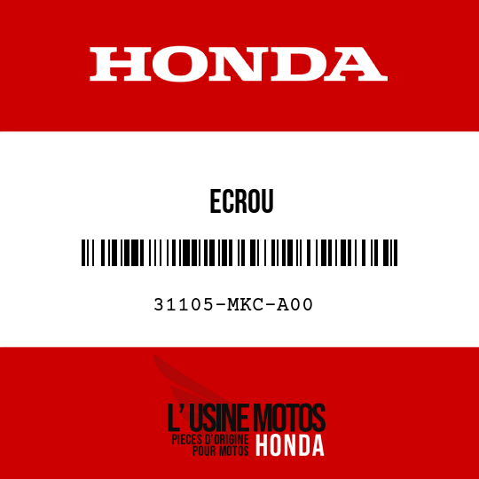 image de 31105-MKC-A00 ECROU