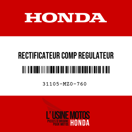 image de 31105-MZ0-760 RECTIFICATEUR COMP REGULATEUR