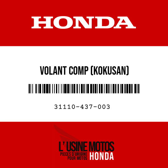 image de 31110-437-003 VOLANT COMP (KOKUSAN)