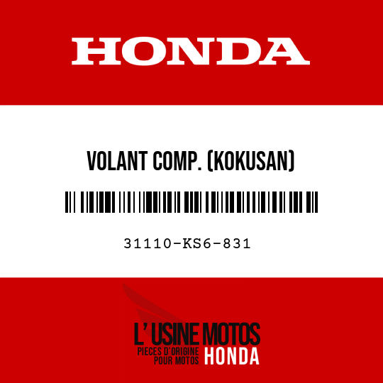 image de 31110-KS6-831 VOLANT COMP. (KOKUSAN)