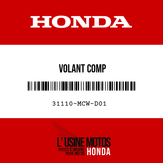 image de 31110-MCW-D01 VOLANT COMP