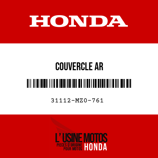 image de 31112-MZ0-761 COUVERCLE AR