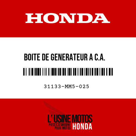 image de 31133-MM5-025 BOITE DE GENERATEUR A C.A. (HITACHI)