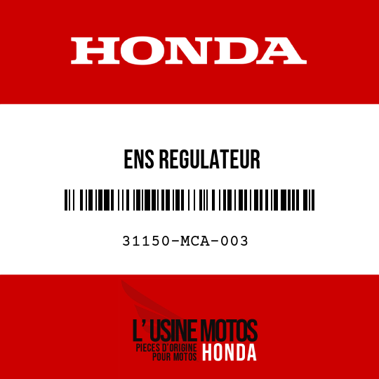 image de 31150-MCA-003 ENS REGULATEUR