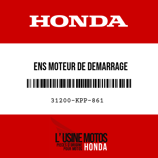 image de 31200-KPP-861 ENS MOTEUR DE DEMARRAGE