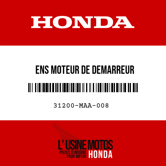 image de 31200-MAA-008 ENS MOTEUR DE DEMARREUR