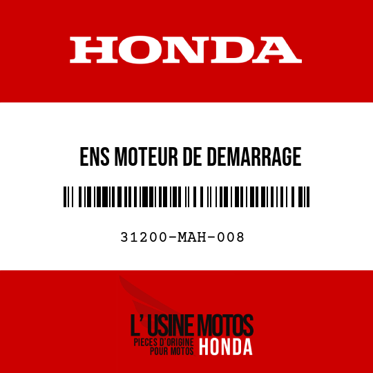 image de 31200-MAH-008 ENS MOTEUR DE DEMARRAGE
