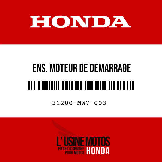 image de 31200-MW7-003 ENS. MOTEUR DE DEMARRAGE