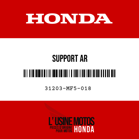 image de 31203-MF5-018 SUPPORT AR