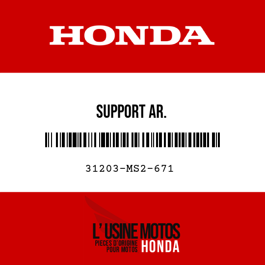 image de 31203-MS2-671 SUPPORT AR.