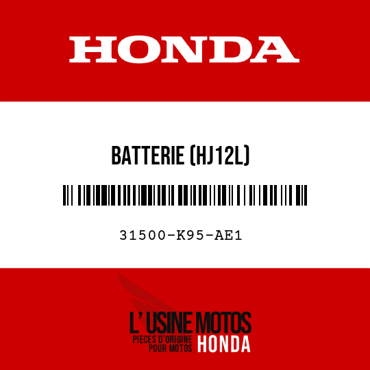 image de 31500-K95-AE1 BATTERIE (HJ12L)