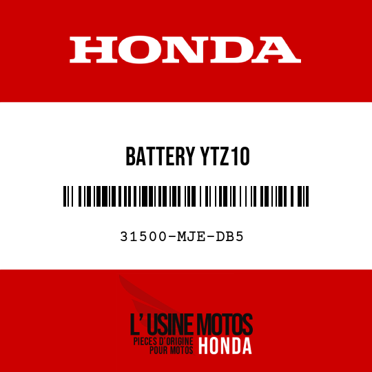 image de 31500-MJE-DB5 BATTERY YTZ10
