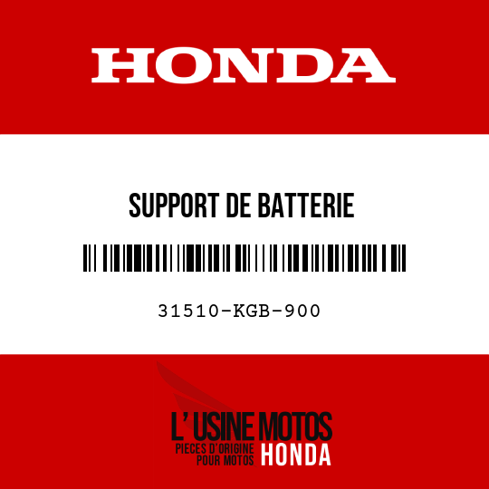 image de 31510-KGB-900 SUPPORT DE BATTERIE
