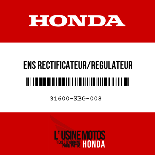 image de 31600-KBG-008 ENS RECTIFICATEUR/REGULATEUR