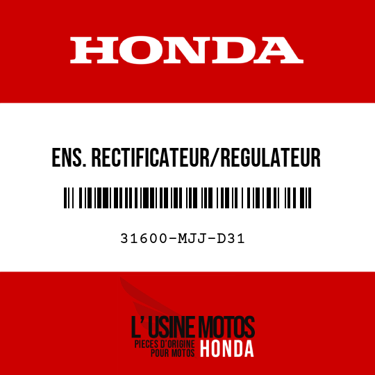 image de 31600-MJJ-D31 ENS. RECTIFICATEUR/REGULATEUR