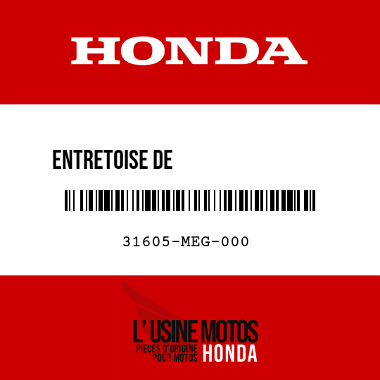 image de 31605-MEG-000 ENTRETOISE DE                 RECTIFICATEUR/REGULATEUR