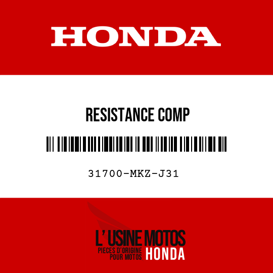image de 31700-MKZ-J31 RESISTANCE COMP