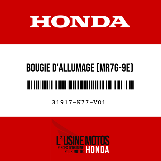 image de 31917-K77-V01 BOUGIE D'ALLUMAGE (MR7G-9E)