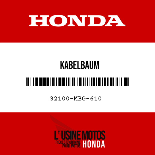 image de 32100-MBG-610 KABELBAUM