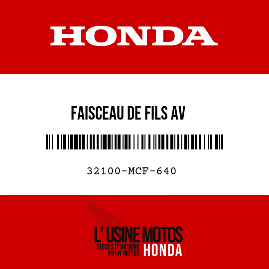 image de 32100-MCF-640 FAISCEAU DE FILS AV