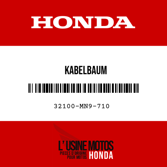 image de 32100-MN9-710 KABELBAUM