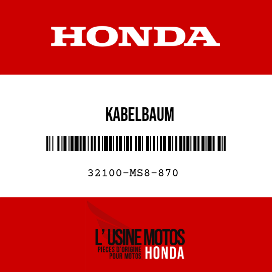 image de 32100-MS8-870 KABELBAUM