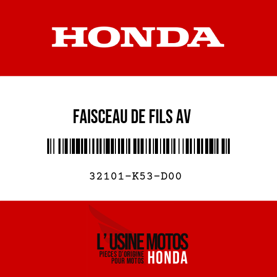 image de 32101-K53-D00 FAISCEAU DE FILS AV