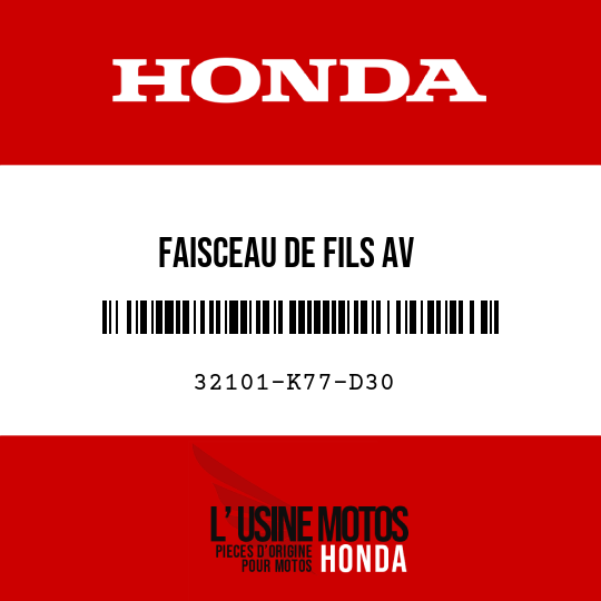 image de 32101-K77-D30 FAISCEAU DE FILS AV