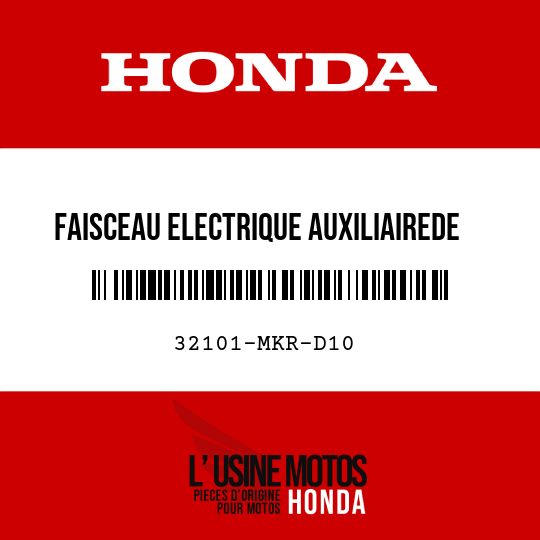 image de 32101-MKR-D10 FAISCEAU ELECTRIQUE AUXILIAIREDE MOTEUR