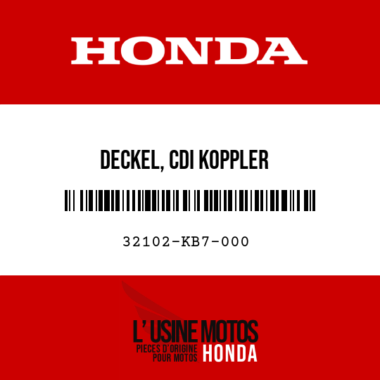 image de 32102-KB7-000 DECKEL, CDI KOPPLER