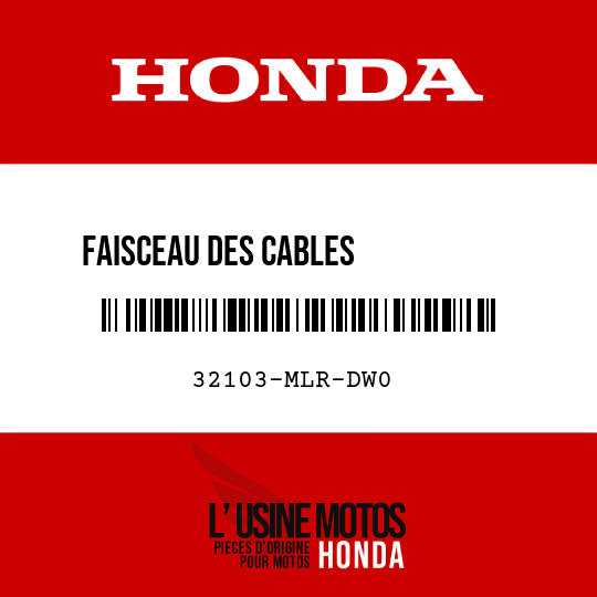 image de 32103-MLR-DW0 FAISCEAU DES CABLES           AUXILIAIRE, AV