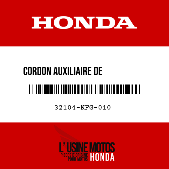image de 32104-KFG-010 CORDON AUXILIAIRE DE          CONTACTEUR D'ARRET G