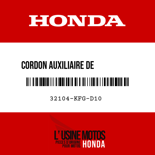 image de 32104-KFG-D10 CORDON AUXILIAIRE DE          CONTACTEUR D'ARRET G