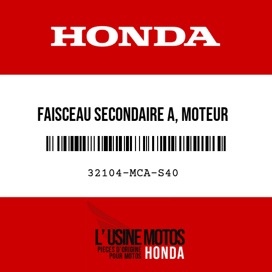 image de 32104-MCA-S40 FAISCEAU SECONDAIRE A, MOTEUR