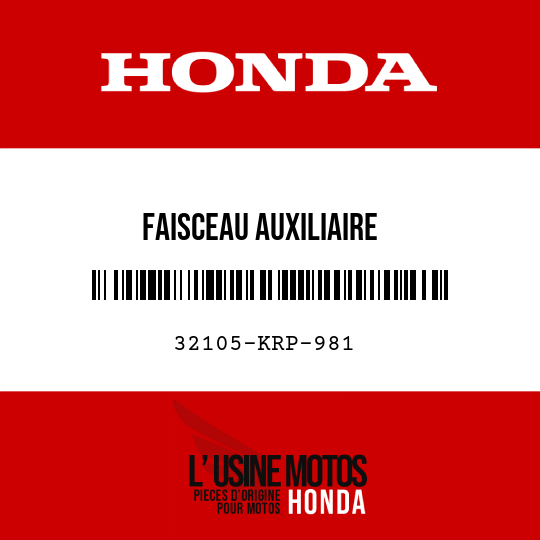 image de 32105-KRP-981 FAISCEAU AUXILIAIRE