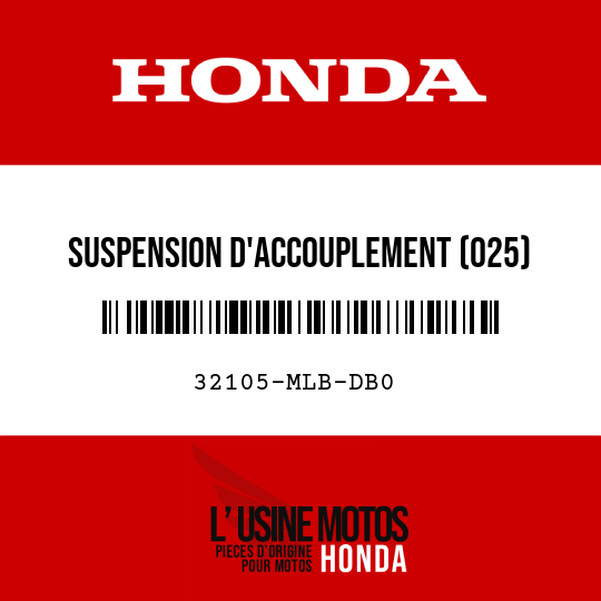 image de 32105-MLB-DB0 SUSPENSION D'ACCOUPLEMENT (025)