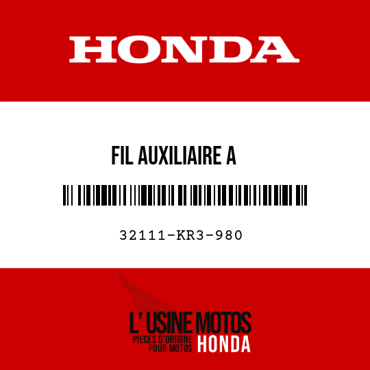 image de 32111-KR3-980 FIL AUXILIAIRE A