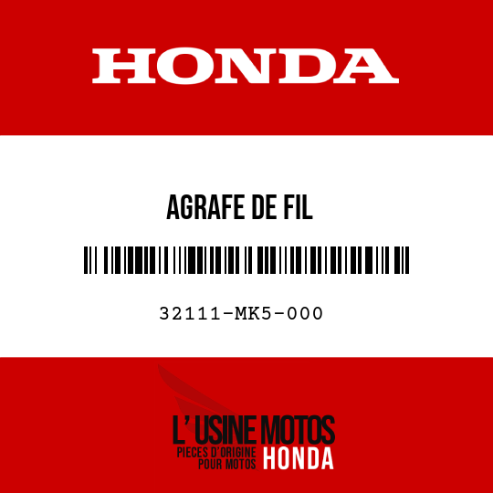 image de 32111-MK5-000 AGRAFE DE FIL