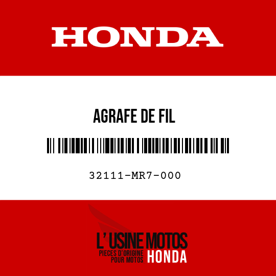 image de 32111-MR7-000 AGRAFE DE FIL