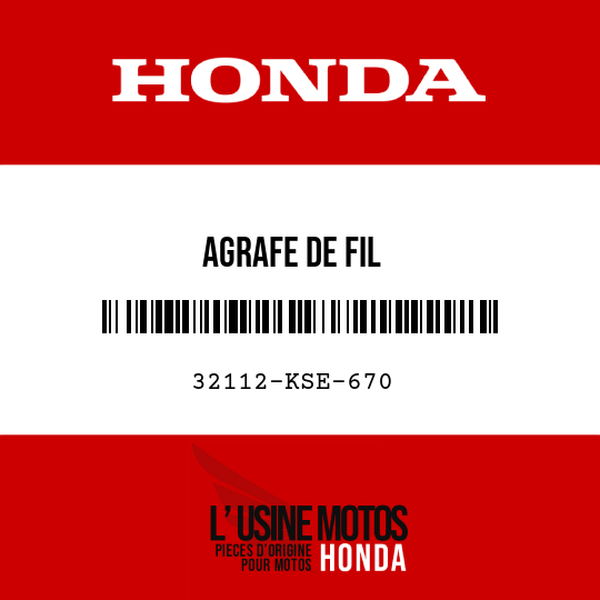 image de 32112-KSE-670 AGRAFE DE FIL