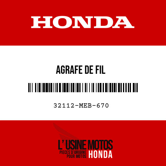 image de 32112-MEB-670 AGRAFE DE FIL